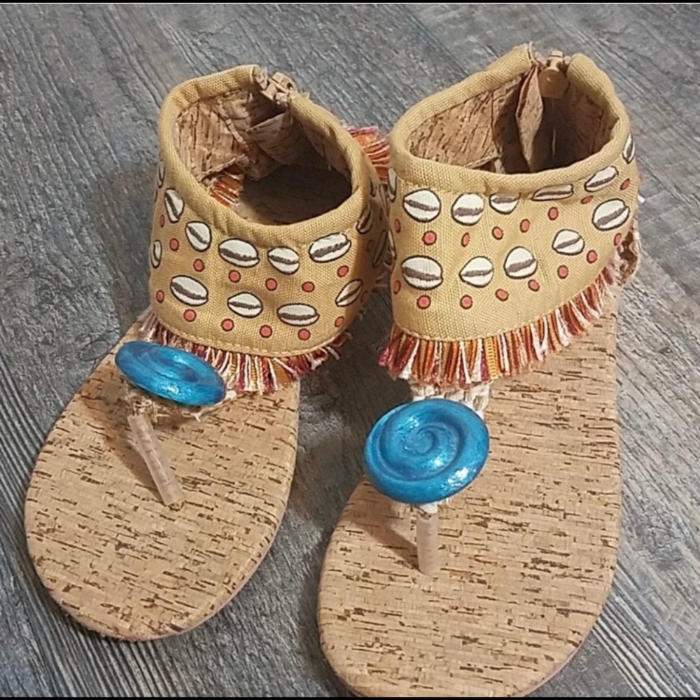 Moana Little Girl Sandals Size 13